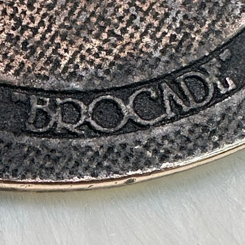 Vintage 1978 Tech Ether Guild Brocade Belt Buckle